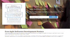 Desktop Screenshot of agilemanifestoposter.com