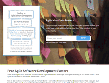 Tablet Screenshot of agilemanifestoposter.com